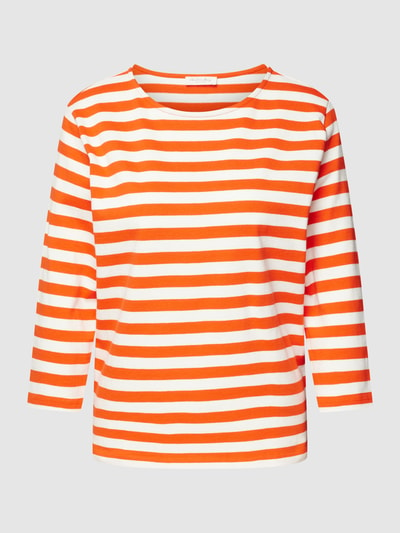 Christian Berg Woman Shirt met lange mouwen met streepmotief Oranje - 2