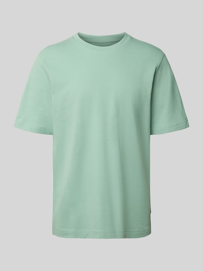 Tom Tailor T-shirt o kroju regular fit z mieszanki bawełny Miętowy 2