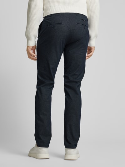 Brax Regular fit chino met paspelzak, model 'FABIO' Marineblauw - 5