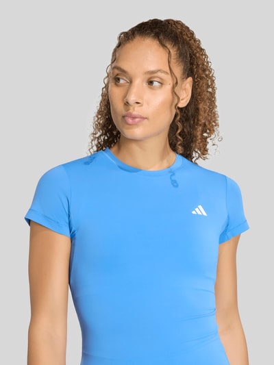adidas Sportswear Slim Fit T-Shirt mit Logo-Detail Blau 3