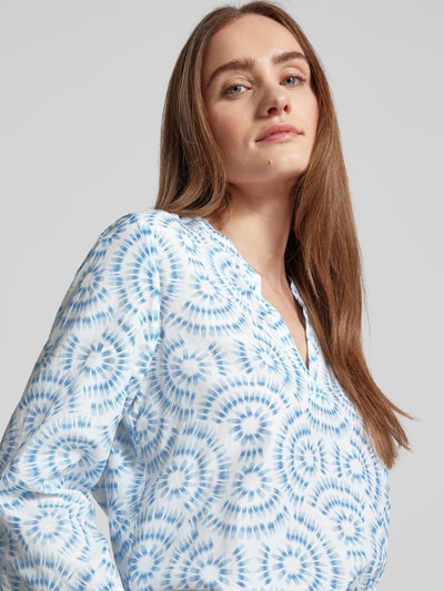 Eterna Blouse met all-over print Lichtblauw - 3