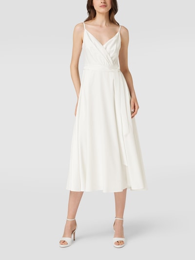 Paradi Cocktailkleid mit V-Ausschnitt Offwhite 4