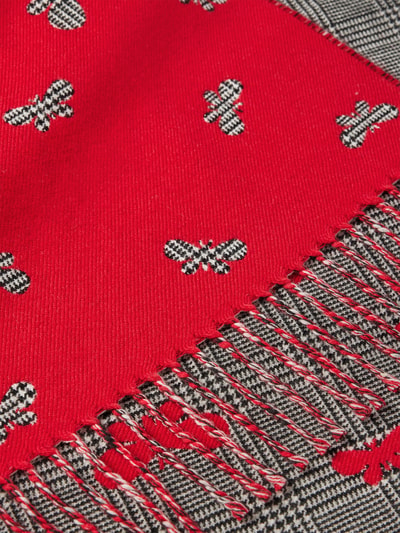 Weekend Max Mara Schal mit Karomuster Modell 'CAGLI' Rot 2