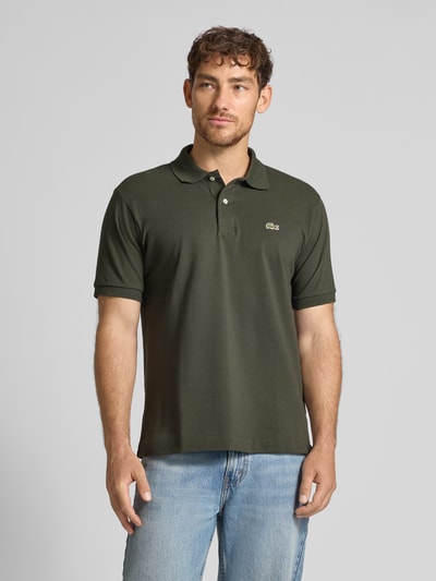 Lacoste Regular fit poloshirt van puur katoen Olijfgroen - 4