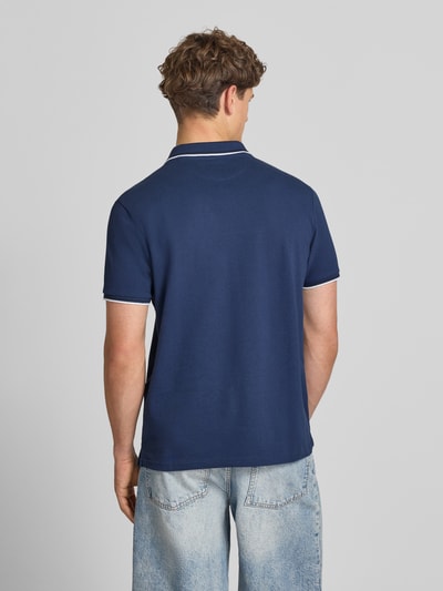 Champion Koszulka polo o kroju slim fit z naszywanym logo Błękitny 5