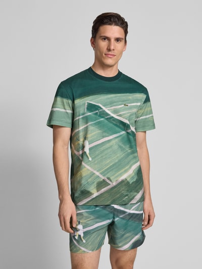 Lacoste T-shirt met logobadge Groen - 4