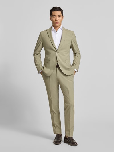 s.Oliver BLACK LABEL Slim Fit Anzugsakko mit Schulterpolstern Hellgruen 1
