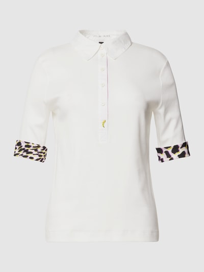 Marc Cain Poloshirt met dierenprint Offwhite - 2