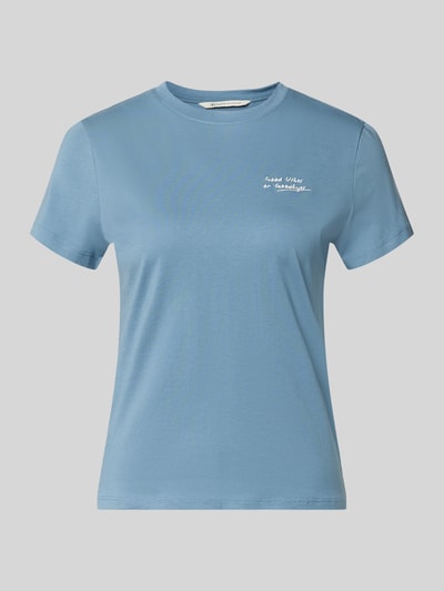 Tom Tailor Denim Regular Fit T-Shirt aus reiner Baumwolle  Hellblau 2