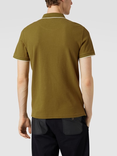 Tom Tailor Poloshirt met contraststrepen Olijfgroen - 5