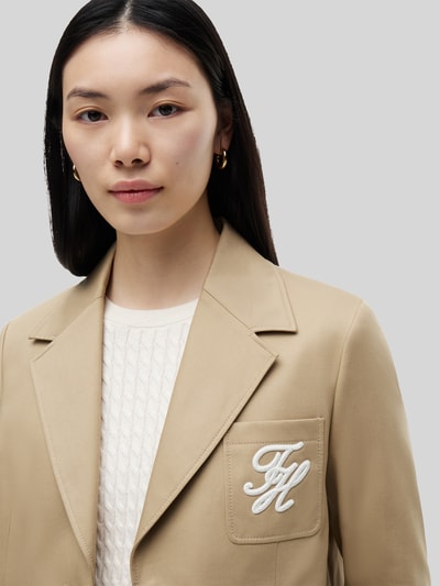 Tommy Hilfiger kurtka krótka o kroju regular fit z czystej bawełny Camel 3