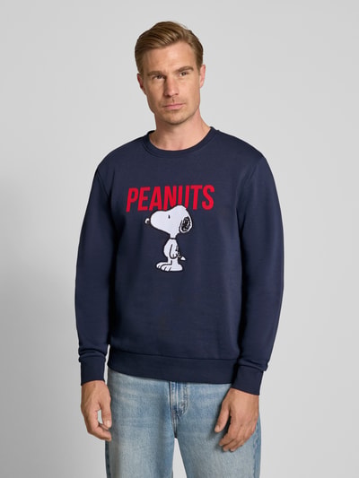 Tom Tailor Relaxed Fit Sweatshirt aus Baumwoll-Mix Marine 4