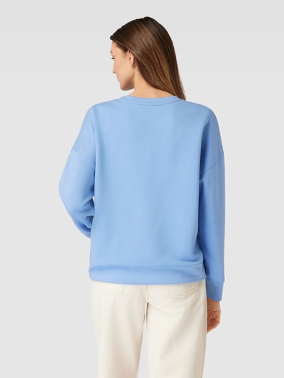 Christian Berg Woman Sweatshirt met ribboorden Hemelsblauw - 5