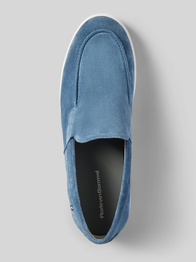 Floris Van Bommel Loafers in Denim-Optik Modell 'De Kupster' Hellblau 3