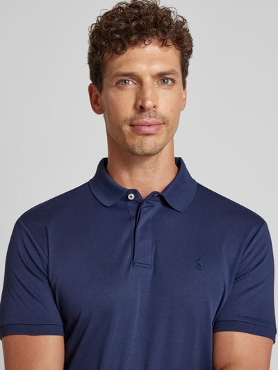 Polo Ralph Lauren Poloshirt met geribde mouwboorden Marineblauw - 3