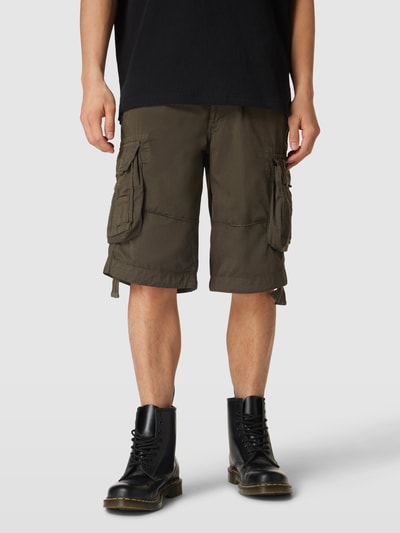 Alpha Industries Bermudas mit Cargotaschen Modell 'JET' Anthrazit 4