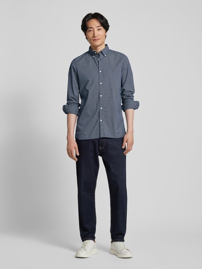 Tommy Hilfiger Slim Fit Freizeithemd mit Button-Down-Kragen Marine 1