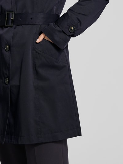 comma Trenchcoat mit Gürtel Marine 3