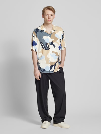 Jack & Jones Regular Fit Freizeithemd mit Resortkragen Modell 'LUKE' Beige 1