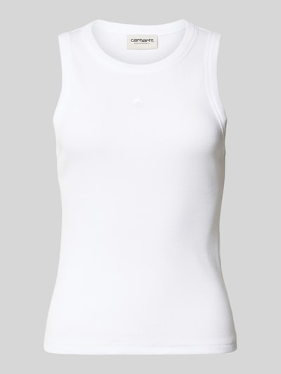 Carhartt Work In Progress Tanktop in Ripp-Optik Modell 'Philips' Weiss 2