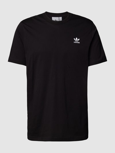 adidas Originals T-Shirt mit Label-Patch Black 2