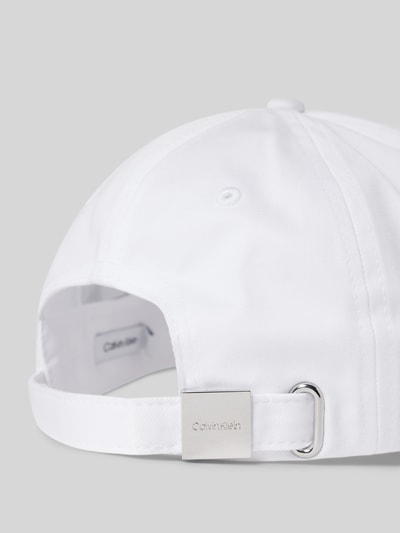 CK Calvin Klein Basecap mit Label-Detail Weiss 3