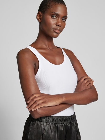 Filippa K Tanktop in Ripp-Optik Weiss 3