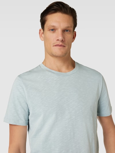 Armedangels T-shirt in effen design, model 'JAAMEL STRUCTURE' Mintgroen - 3