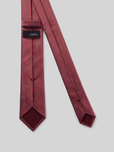 Produktfoto, Seidenkrawatte im Allover-Look Modell 'Salvo' (6 cm) van CINQUE, heren stropdas van zuiver zijde, klassiek model, breedte 6 cm