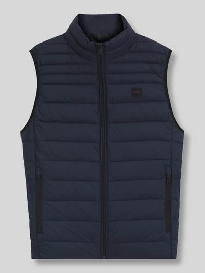 BOSS Orange Slim fit bodywarmer met labelpatch, model 'ODENO2' Zwart - 2