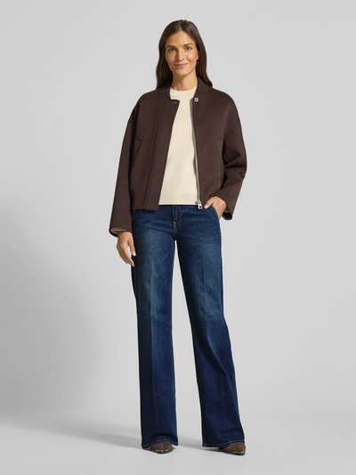 Liu Jo White Wide leg jeans in used-look met steekzakken Donkerblauw - 1