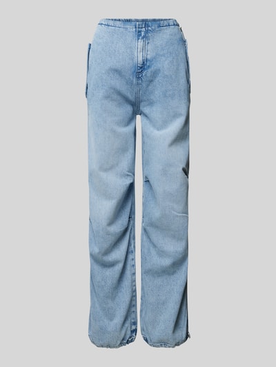 QS Baggy Fit Jeans mit elastischem Bund Jeansblau 2