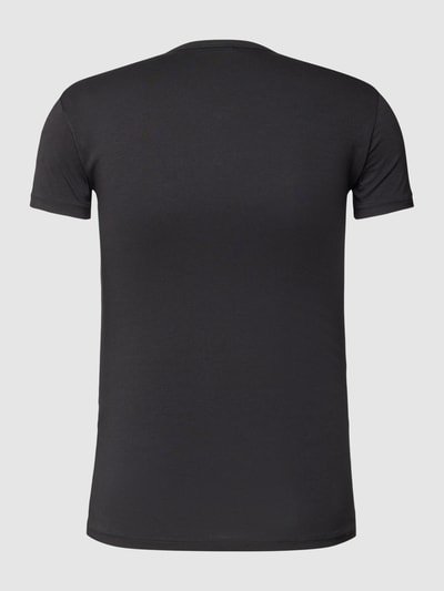 Emporio Armani T-Shirt mit Label-Print Black 3