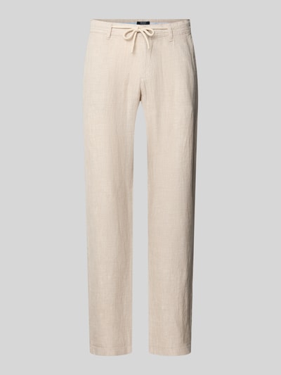 MCNEAL Leinenhose mit Tunnelzug und Gesäßtaschen Ecru 2