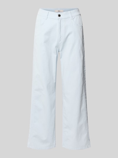 Brax broek met rechte pijpen van katoenmix model 'MAINE S' Lichtblauw - 2