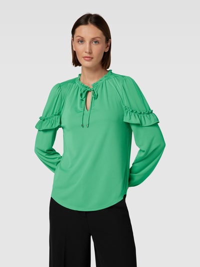 Lauren Ralph Lauren Blouseshirt met druppelvormige hals Groen - 4