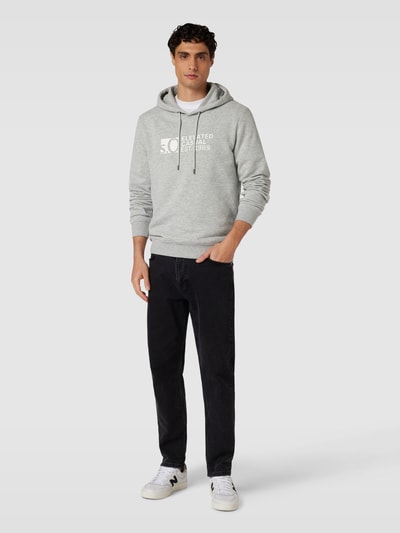 s.Oliver RED LABEL Hoodie mit Label-Print Hellgrau 1