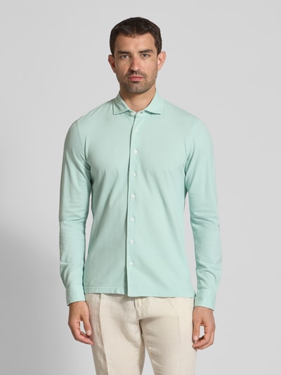 GRAN SASSO Vrijetijdsoverhemd met knoopsluiting Mintgroen - 4