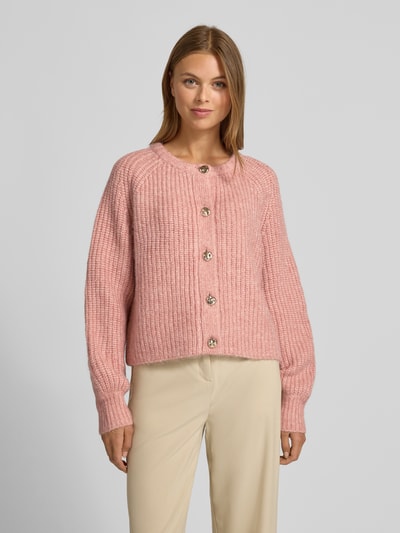 Christian Berg Woman Selection Regular fit jack met ronde hals Mauve gemêleerd - 4
