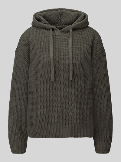VERO MODA Regular Fit Pullover mit Kapuze und Tunnelzug Dunkelgruen 2