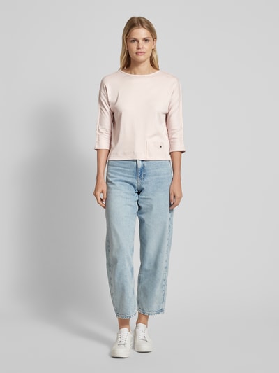 Marc Cain T-shirt met steekzak Roze - 1