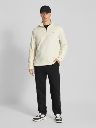 Polo Ralph Lauren Spodnie dresowe z elastycznym pasem i trokami Czarny 1