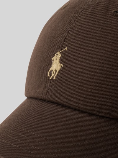 Polo Ralph Lauren Cap aus reiner Baumwolle Dunkelbraun 2