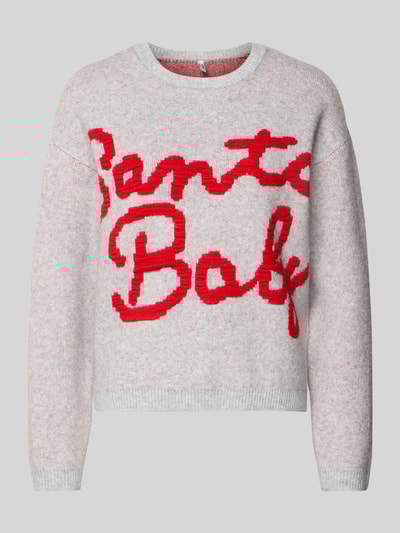Only Regular fit kersttrui met opschrift, model 'XMAS SANTA' Lichtgrijs - 2