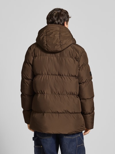 Superdry Kurtka pikowana z kapturem Khaki 5