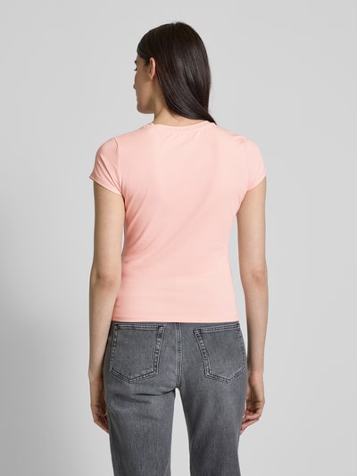 Guess T-Shirt mit Strasssteinbesatz Rosa 5