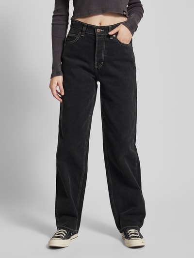 Dickies Straight fit jeans in 5-pocketmodel, model 'THOMASVILLE' Zwart - 4