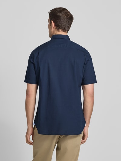 Christian Berg Men Regular Fit Freizeithemd mit Button-Down-Kragen Marine 5