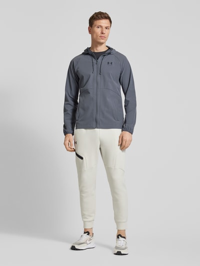 Under Armour Windbreaker mit Label-Print Anthrazit 1