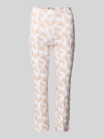 SEDUCTIVE Super skinny fit broek met vaste persplooien Beige - 2